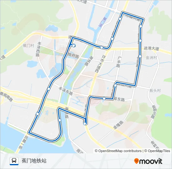 南31A路 Bus Line Map