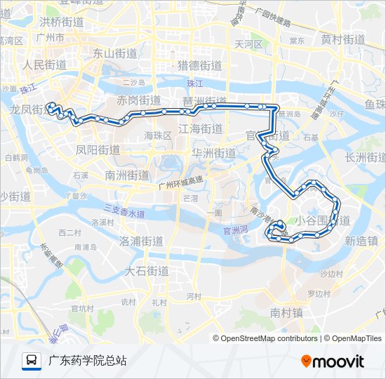 公交大学城3路的线路图