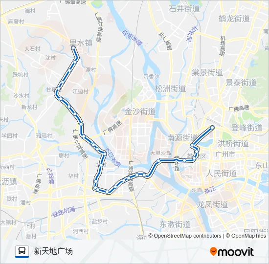 广231路 Bus Line Map