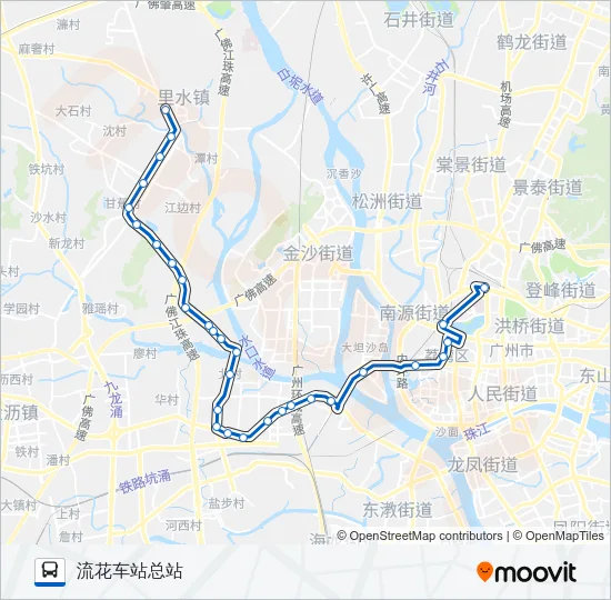 广231路 Bus Line Map