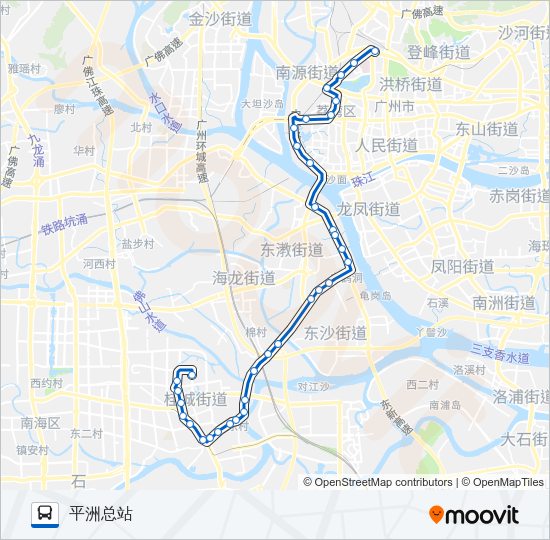 公交广275路的线路图