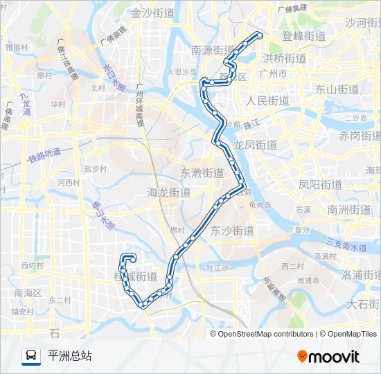 公交广275路的线路图