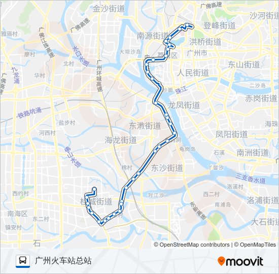 公交广275路的线路图