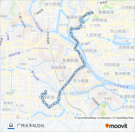 公交广275路的线路图
