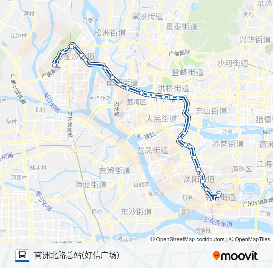 广276路 Bus Line Map