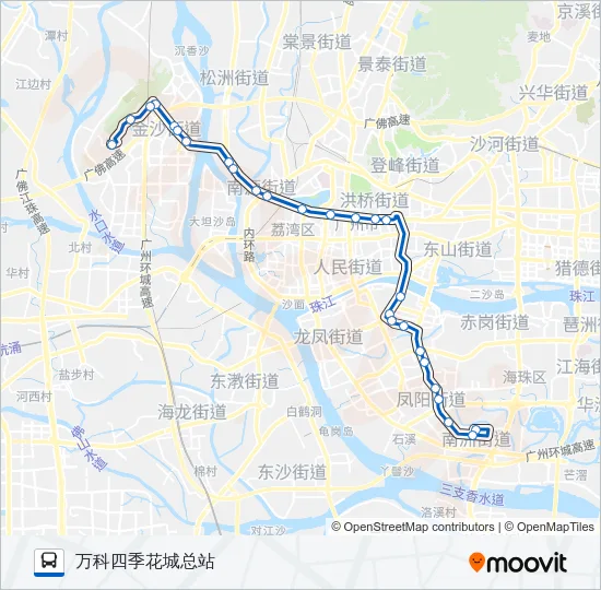 广276路 Bus Line Map