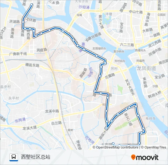 广277路 Bus Line Map