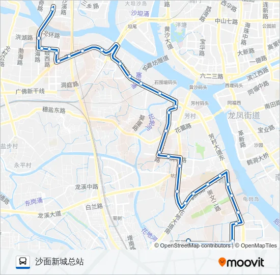 广277路 Bus Line Map