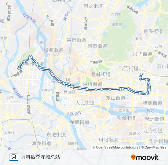 广283路 Bus Line Map