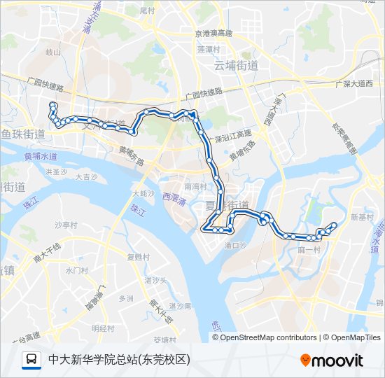 公交广369路的线路图