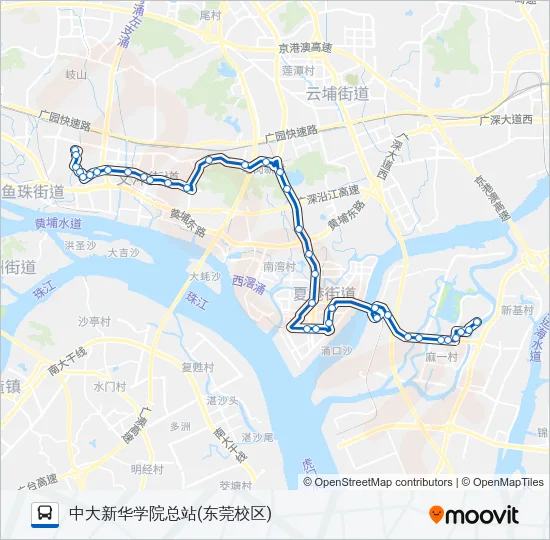 广369路 Bus Line Map