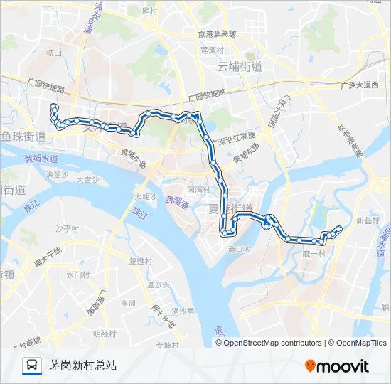 广369路 Bus Line Map