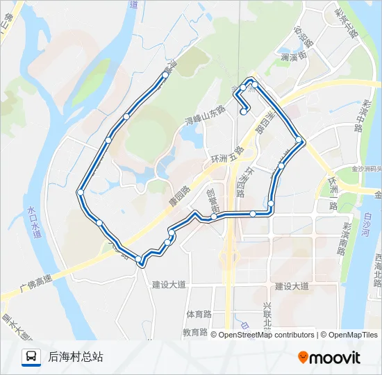 广790路 Bus Line Map