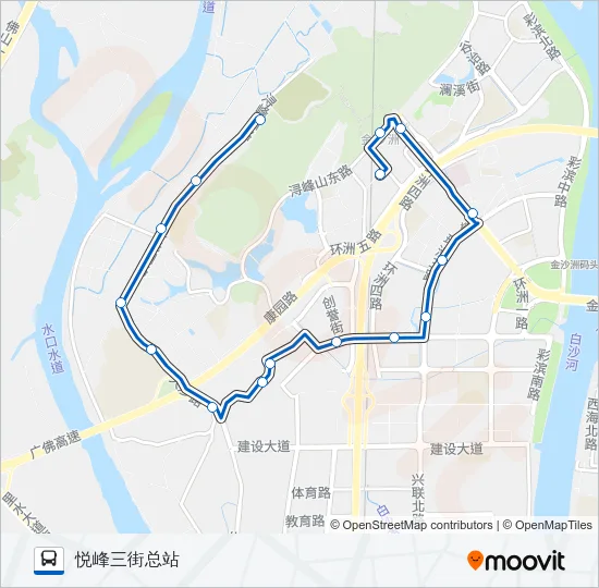 广790路 Bus Line Map