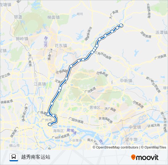公交广从10路的线路图