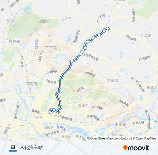 公交广从4快路的线路图
