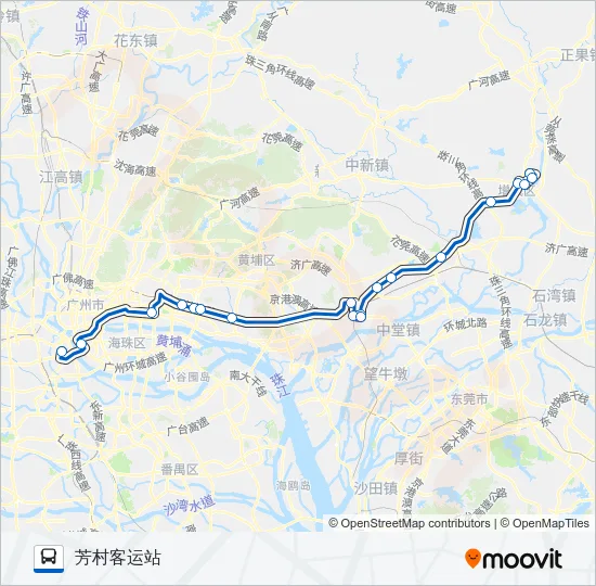 广增12路 Bus Line Map