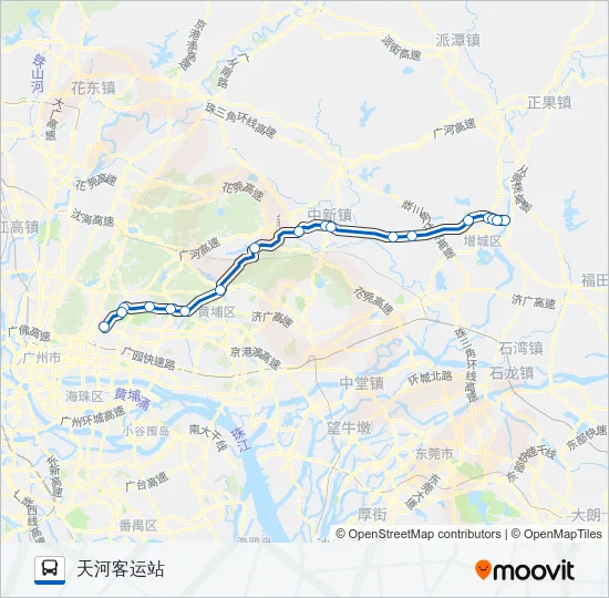 广增15路 Bus Line Map