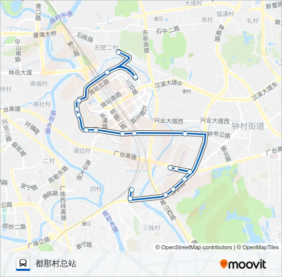 番101路 Bus Line Map