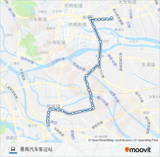 番103路 Bus Line Map