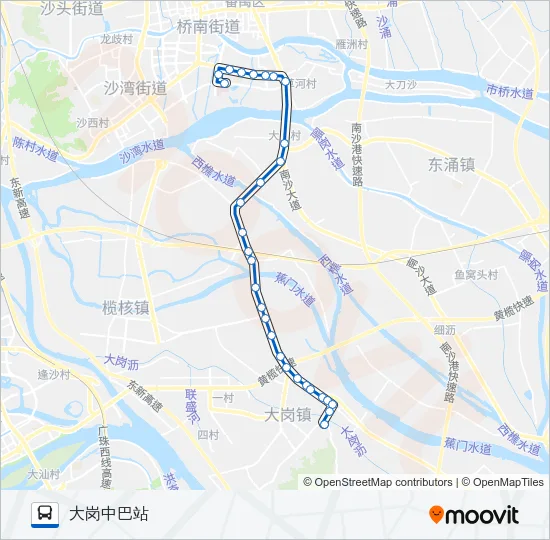 番107路 Bus Line Map