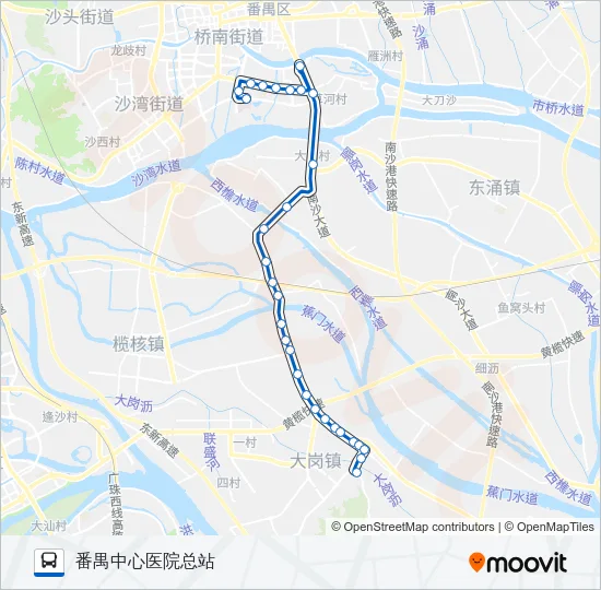 番107路 Bus Line Map