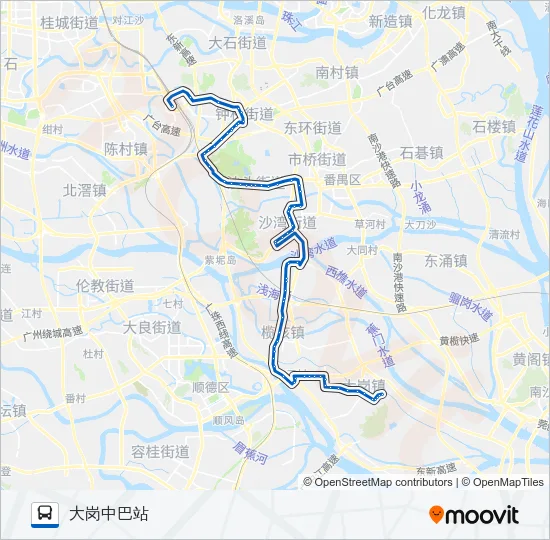 番108路 Bus Line Map