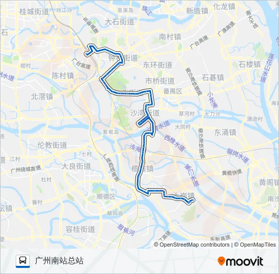 番108路 Bus Line Map