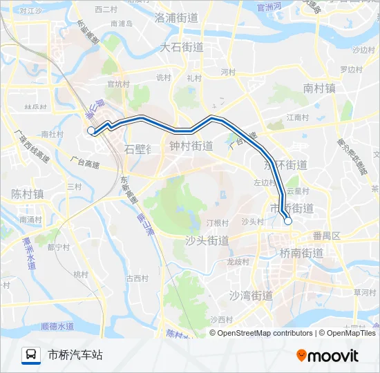 番110路 Bus Line Map