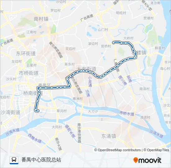 番126路 Bus Line Map