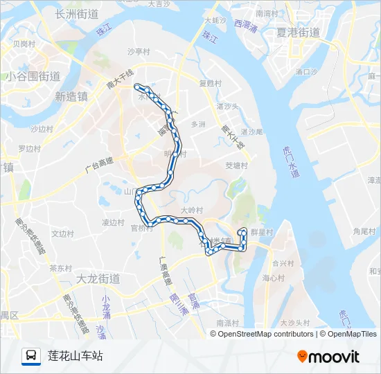 番128路 Bus Line Map
