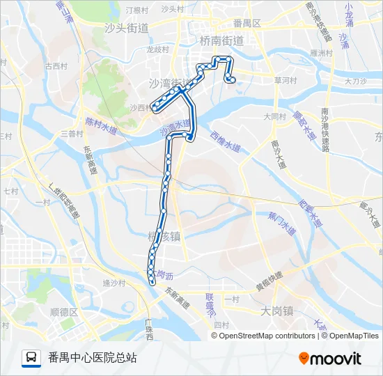番130路 Bus Line Map