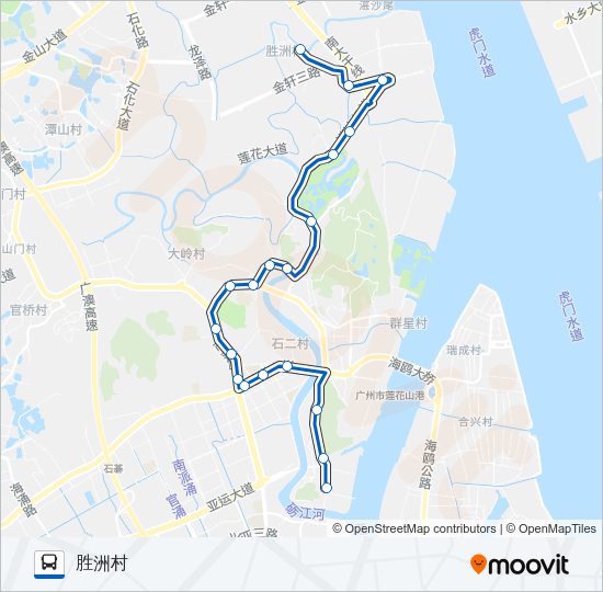 公交番131路的线路图
