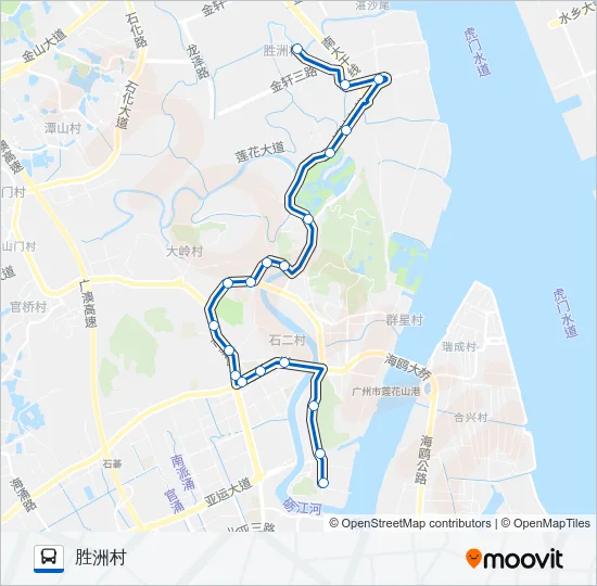 番131路 Bus Line Map