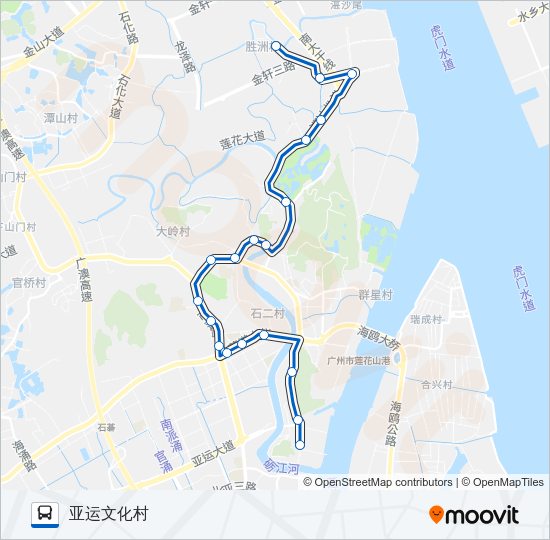 公交番131路的线路图