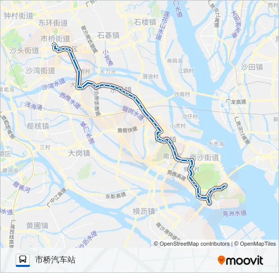 公交番141路的线路图