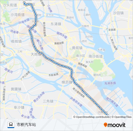 公交番142路的线路图