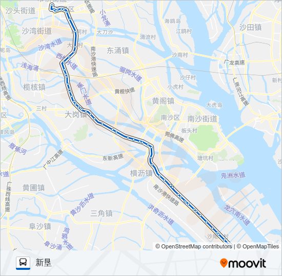 公交番142路的线路图