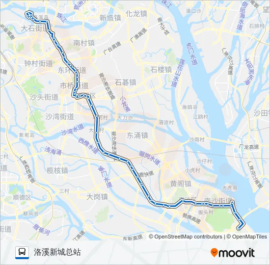 番143路 Bus Line Map