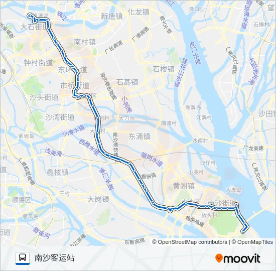 番143路 Bus Line Map