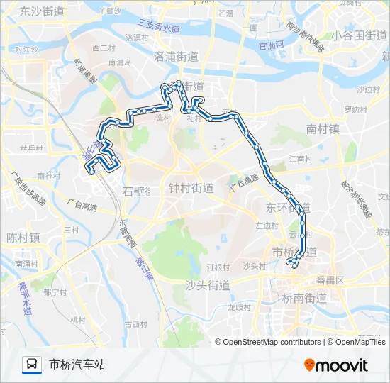 番145路 Bus Line Map