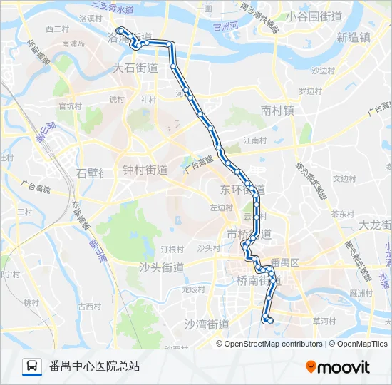 番146路 Bus Line Map