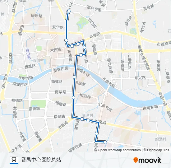 番147路 Bus Line Map