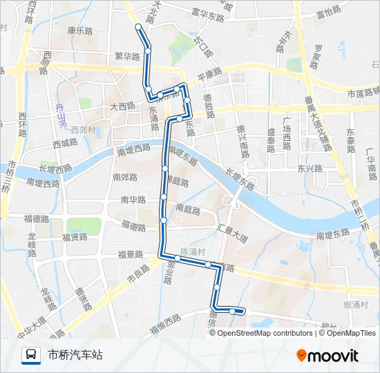 番147路 Bus Line Map