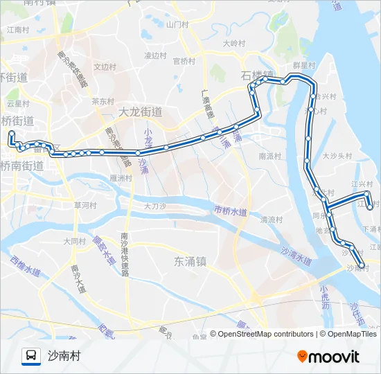 番148路 Bus Line Map