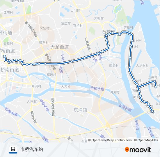 公交番148路的线路图