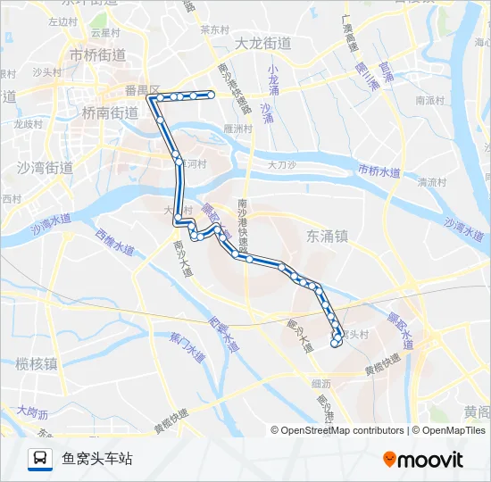 番151路 Bus Line Map