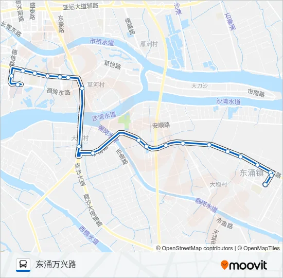 番152路 Bus Line Map
