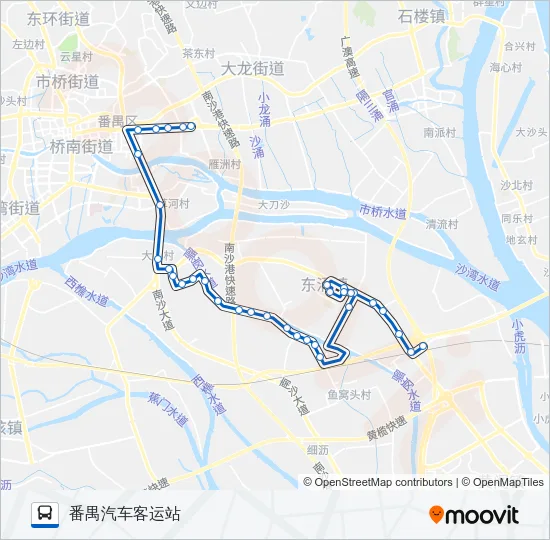 番161路 Bus Line Map