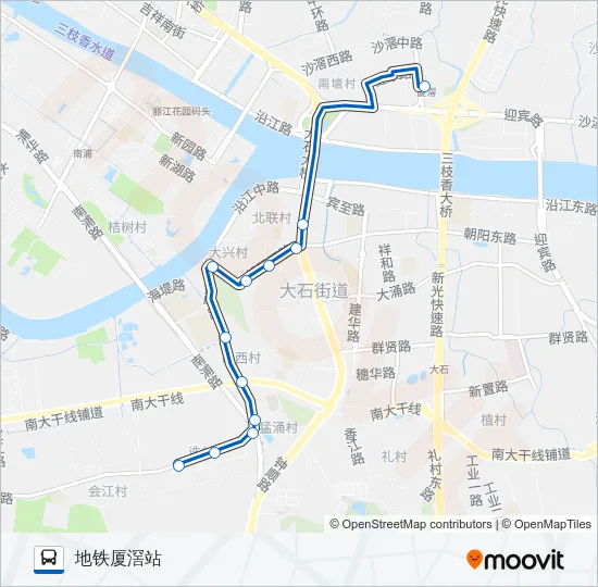 番181路 Bus Line Map